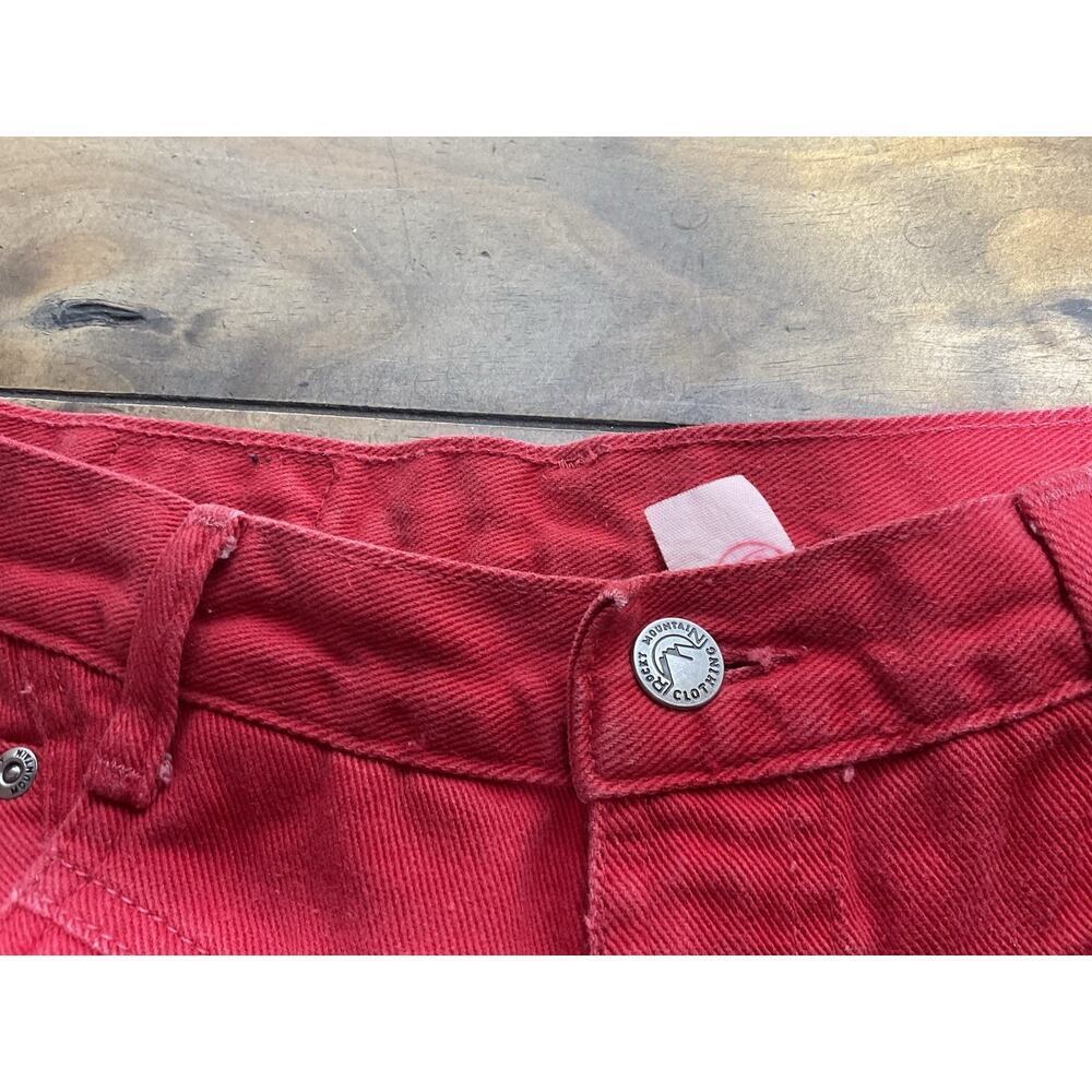 Vintage Rocky Mountain Jeans Womens 13/14 Red Made USA Bareback Rodeo - Picture 4 of 10